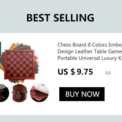 Chess Desktop Intelligence Game Movie Theme Toy Luxury Knight Hand-Painted Checkers Backgammon Card Gift Collection Character