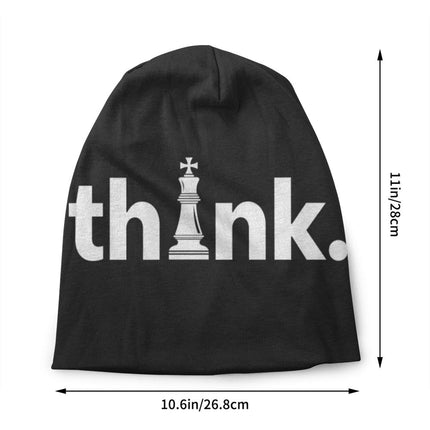 Chess Pieces Bonnet Hats Hip Hop Knitted Hat For Women Men Autumn Winter Warm Chess Lover Checkmate Skullies Beanies Caps