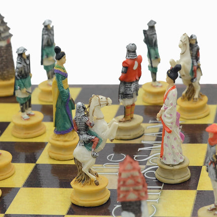 Japanese Samurai Character Theme Resin Chess Only Chess Table Puzzle Game Toy Luxury Knight Holiday Gift