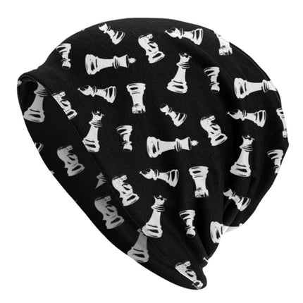 Chess Pieces Bonnet Hats Hip Hop Knitted Hat For Women Men Autumn Winter Warm Chess Lover Checkmate Skullies Beanies Caps