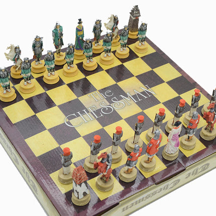 Japanese Samurai Character Theme Resin Chess Only Chess Table Puzzle Game Toy Luxury Knight Holiday Gift