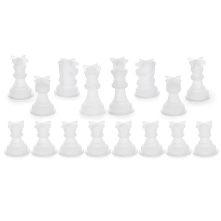 Chess Mold For Resin Silicone Chess Resin Mold Chess Crystal Epoxy Casting Molds For DIY Crafts Making Birthday Gift