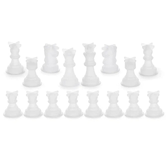 Chess Mold For Resin Silicone Chess Resin Mold Chess Crystal Epoxy Casting Molds For DIY Crafts Making Birthday Gift