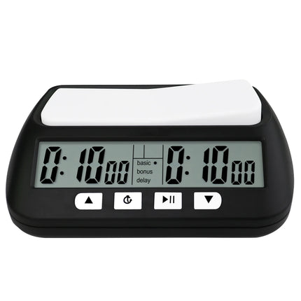 Chess Clock Professional Advanced Chess Digital Timer Multipurpose Portable Game Timer with Basic Bonus Delay and Positive Time