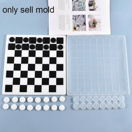 DIY Chess Resin Mold UV Epoxy Resin Molds Jewelry Accessories Jewelry Tools Jewelry Mould