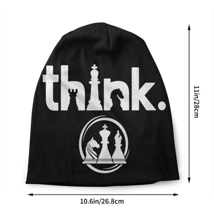 Chess Pieces Bonnet Hats Hip Hop Knitted Hat For Women Men Autumn Winter Warm Chess Lover Checkmate Skullies Beanies Caps