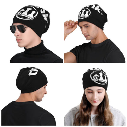 Chess Pieces Bonnet Hats Hip Hop Knitted Hat For Women Men Autumn Winter Warm Chess Lover Checkmate Skullies Beanies Caps