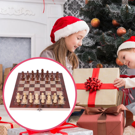 29x29cm Large Chessboard Developing Strategic Thinking 3 in 1 Chess Chekers Backgammon Foldable Chess Board for Kids Adults