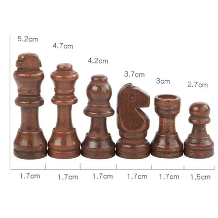 32pcs Chess Pieces Complete Chessmen International Word Chess Set Chess Piece Entertainment Accessories