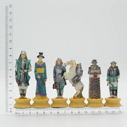 Japanese Samurai Character Theme Resin Chess Only Chess Table Puzzle Game Toy Luxury Knight Holiday Gift