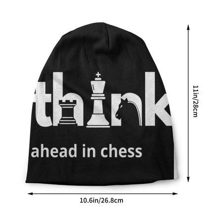 Chess Pieces Bonnet Hats Hip Hop Knitted Hat For Women Men Autumn Winter Warm Chess Lover Checkmate Skullies Beanies Caps