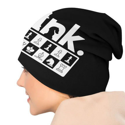 Chess Pieces Bonnet Hats Hip Hop Knitted Hat For Women Men Autumn Winter Warm Chess Lover Checkmate Skullies Beanies Caps