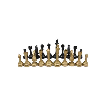 Luxury Metal Chess Set Portable Professional Board Games Foldable Wooden Checkerboard Retro Handmade Chess Pieces Decorations