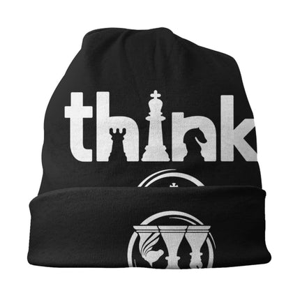 Chess Pieces Bonnet Hats Hip Hop Knitted Hat For Women Men Autumn Winter Warm Chess Lover Checkmate Skullies Beanies Caps