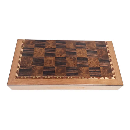 Luxury Metal Chess Set Portable Professional Board Games Foldable Wooden Checkerboard Retro Handmade Chess Pieces Decorations