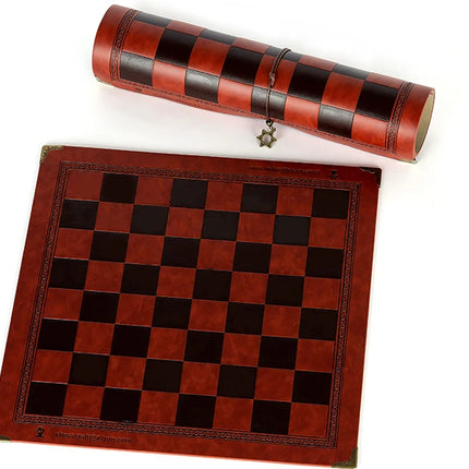 Metal Painted Chess Desktop Intelligent Game War Themed Toys Luxury Knight Hand Painted Checkers Card Gift Series Characters