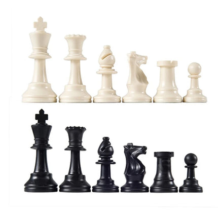 32pcs Chess Pieces Complete Chessmen International Word Chess Set Chess Piece Entertainment Accessories