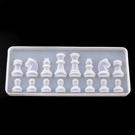 New International Chess Shape Silicone Mold DIY Clay UV Epoxy Resin Mold Pendant Molds For Jewelry DIY