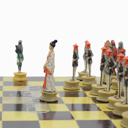 Japanese Samurai Character Theme Resin Chess Only Chess Table Puzzle Game Toy Luxury Knight Holiday Gift