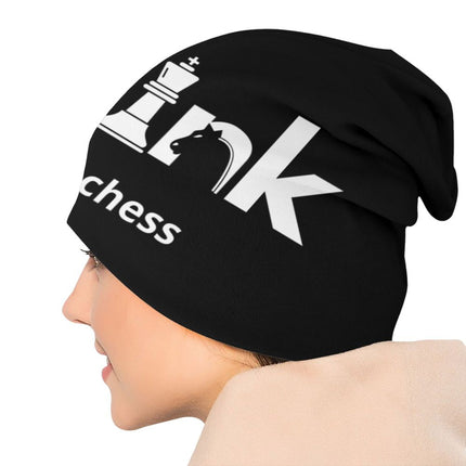 Chess Pieces Bonnet Hats Hip Hop Knitted Hat For Women Men Autumn Winter Warm Chess Lover Checkmate Skullies Beanies Caps