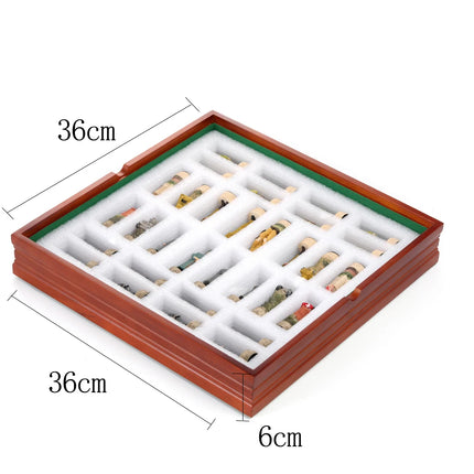 Russian and French Characters War Resin Chess Theme Board Game Toy Table Luxury Collection Gift with Wooden Chessboard